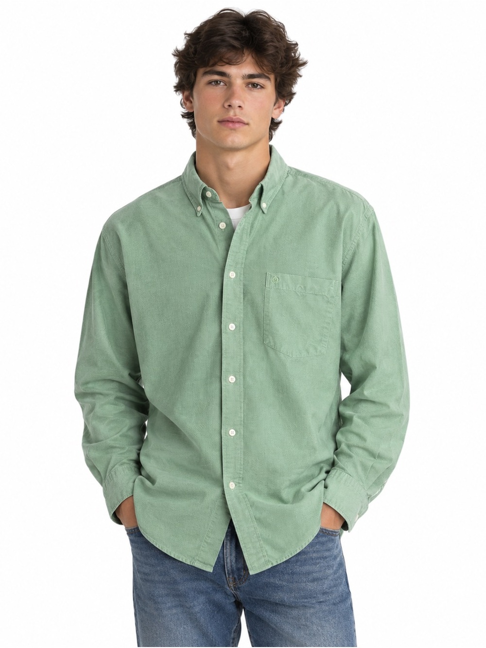 IZOD Vintage Men's Long Sleeve Dress Shirt